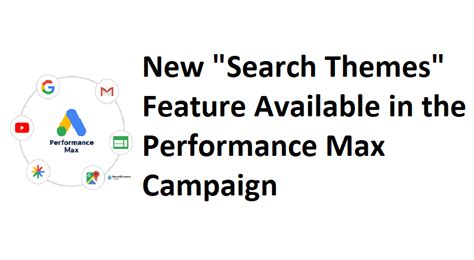 Use search themes with your Performance Max campaign.